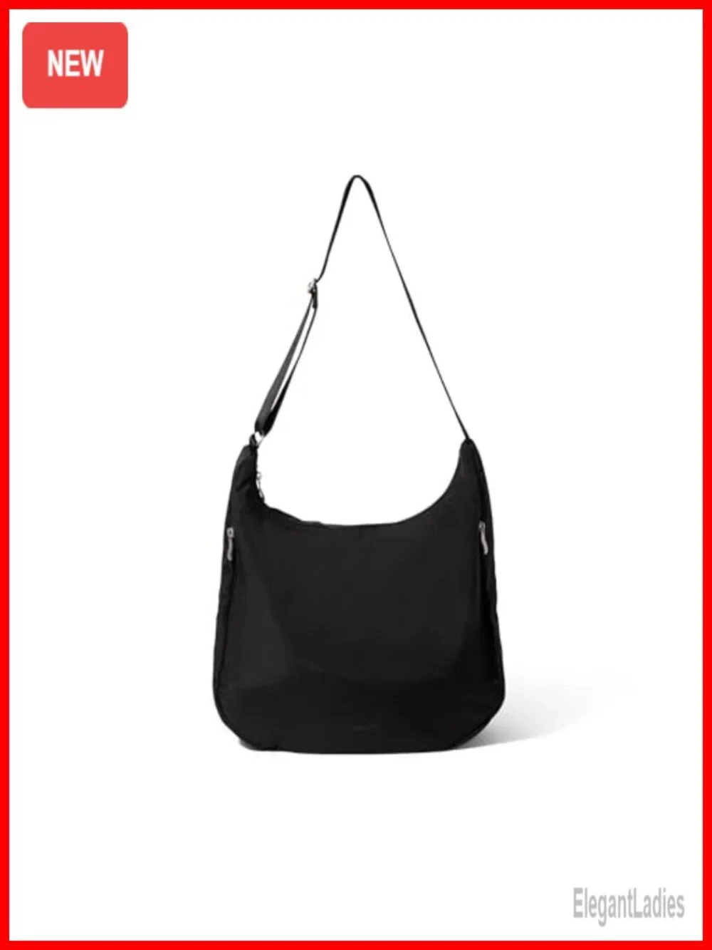 Lightweight Nylon Hobo Crossbody Bag with RFID Protection